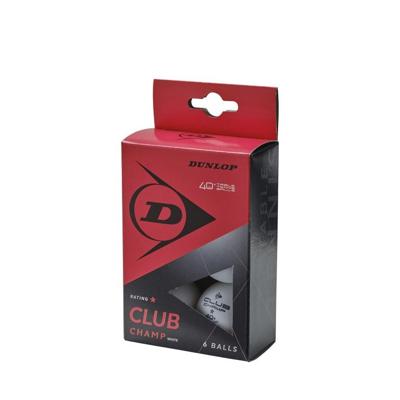 Dunlop Slazenger Tafeltennis 40+ Club Champ 6 Ball Box Tennisballen White One Size