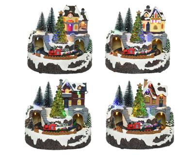 LED scenery BO l19b19h180 cm multi a4 kerstverlichting - Lumineo