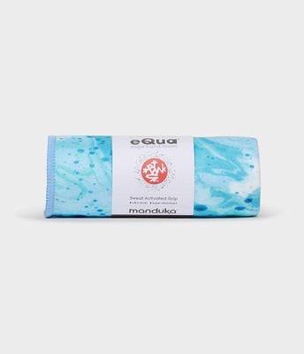 Manduka eQua Yogamat Handdoek - Splatter Splash (182 x 67 cm)