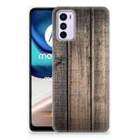 Motorola Moto G42 Bumper Hoesje Steigerhout