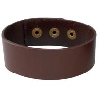 LGT JWLS Verstelbare Leren Armband in Bruin - Vintage