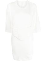 Dion Lee tunique à détail de corset - Blanc