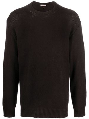 Valentino Garavani pull en cachemire à ornements de clous - Marron