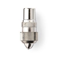 Nedis IEC (Coax) Connector - CSGP40922ME - Zilver - thumbnail
