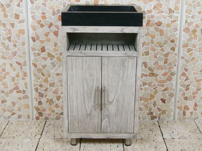 Badkamermeubel Raung Cabinet Mindyhout 50 cm. terrazzo