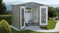 Biohort Europa 5 metalen tuinhuis 316x228x209 cm- Zadeldak- Metaal- Biohort Biohort Europa 5 metalen tuinhuis 316x228x209 cm- Zadeldak- Metaal- Biohort