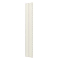 Plieger Designradiator Cavallino Retto Dubbel 905 Watt Middenaansluiting 200x29,8 cm Wit Structuur