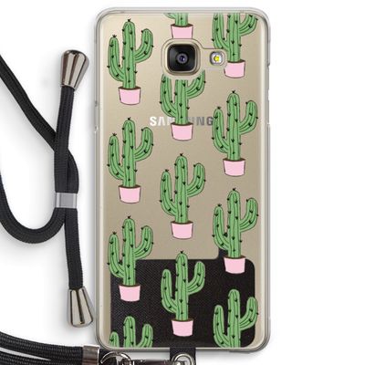 Cactus Lover: Samsung Galaxy A5 (2016) Transparant Hoesje met koord