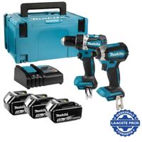 Makita DLX2189T3J Accu Combiset DDF484 + DTD153 18V 5.0Ah in Mbox
