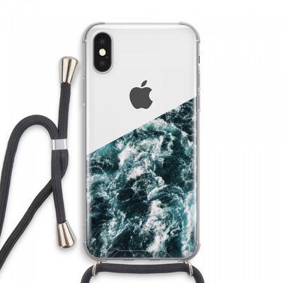 Zee golf: iPhone XS Max Transparant Hoesje met koord