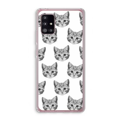 Kitten: Samsung Galaxy A51 5G Transparant Hoesje
