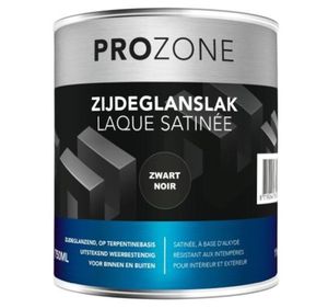 Zijdeglanslak zwart (750ml)