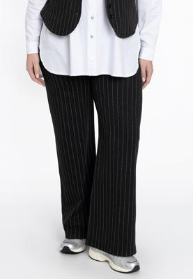 Yoek Broek PINSTRIPE | Zwart | Maat 54/56