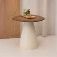 Brix Organische Bijzettafel 'Marron' Mangohout, 50cm