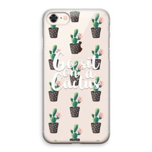 Cactus quote: iPhone 8 Transparant Hoesje