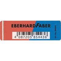 Potlood- en inktgum Eberhard Faber rood/blauw