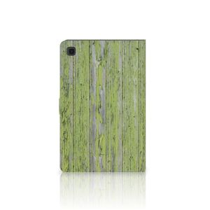 Samsung Galaxy Tab A7 (2020) Tablet Book Cover Green Wood