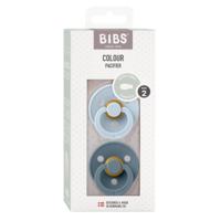 Bibs Fopspeen symmetrisch maat 2 baby blue/petrol