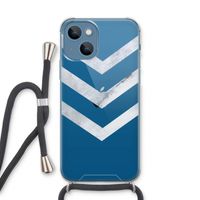 Marmeren pijlen: iPhone 13 Transparant Hoesje met koord