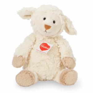 Knuffeldier Schaap/lammetje - zachte pluche stof - premium kwaliteit knuffels - wit - 27 cm