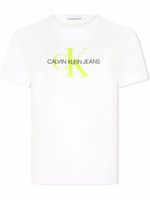 Calvin Klein Kids t-shirt à logo imprimé - Blanc - thumbnail