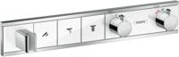 Hansgrohe RainSelect thermostaat afbouwdeel voor 3 functies, wit/chroom