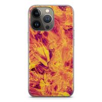 Eternal Fire: iPhone 13 Pro Transparant Hoesje
