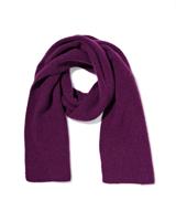 HEMA Damessjaal 28x200cm donkerpaars (paars)