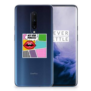 OnePlus 7 Pro Silicone Back Cover Popart Princess