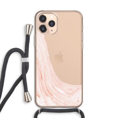 Peach bath: iPhone 11 Pro Transparant Hoesje met koord