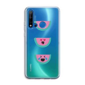 Smiley watermeloen: Huawei P20 Lite (2019) Transparant Hoesje