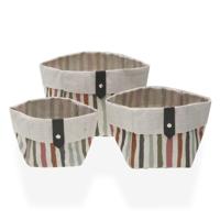 Mandenset Versa Ligne Textiel 14 x 14 x 14 cm