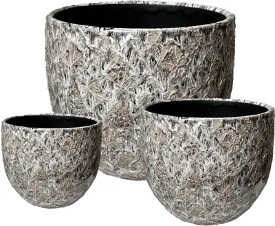 Terraliet bloempot 20x20cm goud