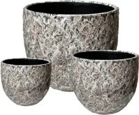 Terraliet bloempot 20x20cm goud