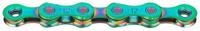 KMC ketting "x12" chain x12 126 links aurora/green