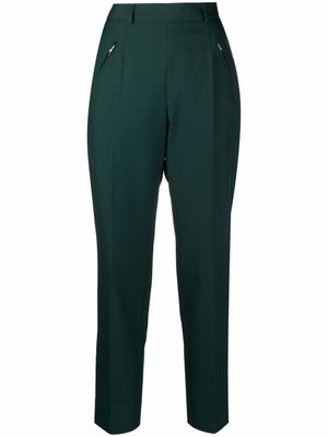 Maison Margiela pantalon de tailleur à taille haute - Vert