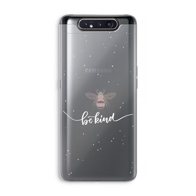 Be(e) kind: Samsung Galaxy A80 Transparant Hoesje