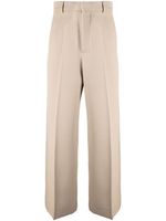 AMI Paris pantalon palazzo à taille haute - Tons neutres