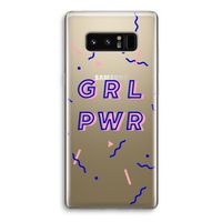 GRL PWR: Samsung Galaxy Note 8 Transparant Hoesje