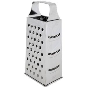 Rasp - Rvs 4 Kanten Multifunctionele Handheld zilver - 8 x 10,5 x 24 cm