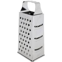 Rasp - Rvs 4 Kanten Multifunctionele Handheld zilver - 8 x 10,5 x 24 cm