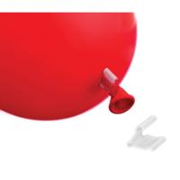 50x stuks ballonnen sluitingen - clipjes/klemmetjes - Feestversieringen accessoires - kunststof