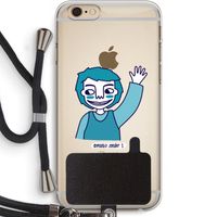 Zwaai: iPhone 6 PLUS / 6S PLUS Transparant Hoesje met koord