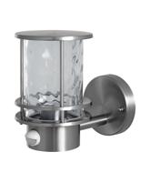 LEDVANCE ENDURA® CLASSIC POST L 4058075206540 Buitenlamp met bewegingsmelder (wand) LED E27 Zilver