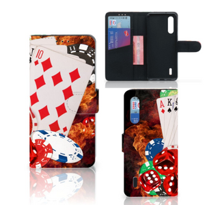 Xiaomi Mi 9 Lite Wallet Case met Pasjes Casino