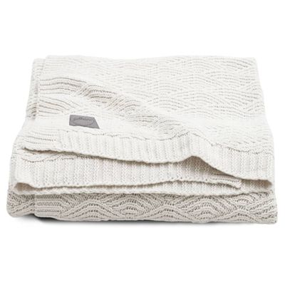 Jollein Deken River Knit 75x100 cm crèmewit Jollein Deken River Knit 75x100 cm crèmewit