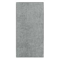 Cawö Cawö Two-Tone Stripe Handdoek 50x100 schiefer