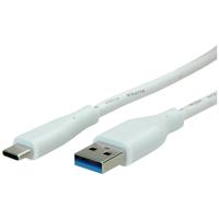 VALUE USB 3.2 Gen 1 kabel, A-C, M/M, wit, 2 m - thumbnail