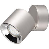 Moderne LED Wandlamp GU10 Fitting | Rond Mat Nikkel Metaal