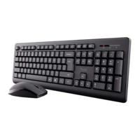 Toetsenbord en muis Trust 25433 Zwart Spaans QWERTY